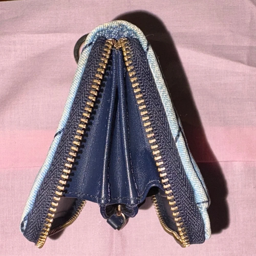 Kate Spade Briar Lane Quilted Denim Wallet